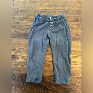 Rylee + Cru grey cotton pants size 2-3y